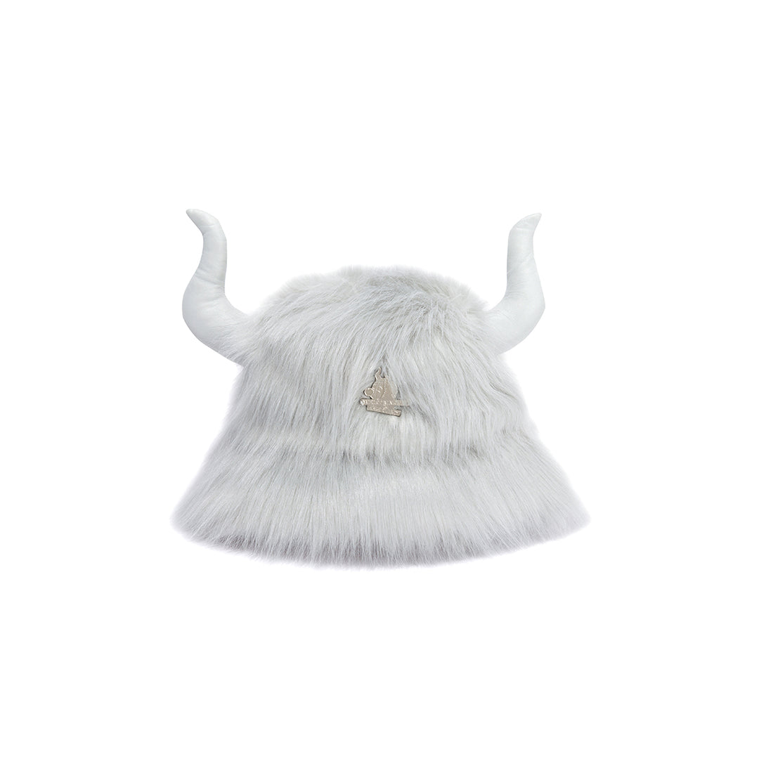 Weird Market X Angel Boy Fluffy Horn Bucket Hat - Mores Studio