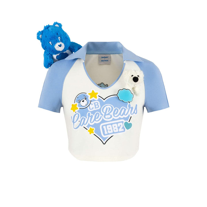 13De Marzo X Care Bears Plush Toy Short Top Blue - Mores Studio