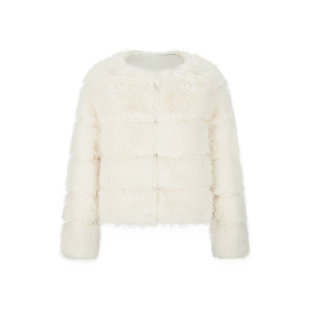NotAwear Eco-Friendly Fur Jacket White - Mores Studio