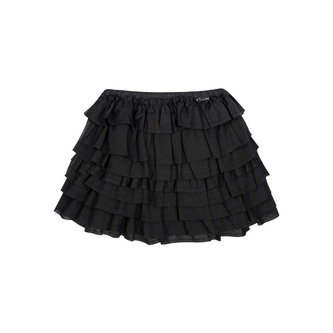 Kroche A-Line Ballet Fluffy Skirt Black