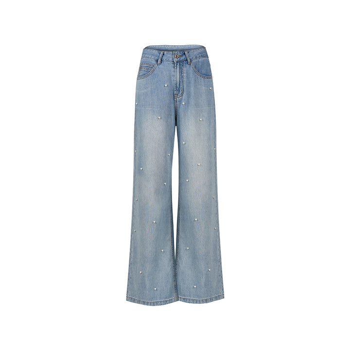 Kroche 3D Pearl High Waist Jeans