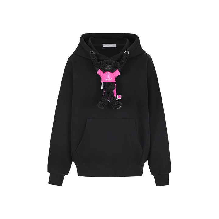 13De Marzo X D.Desirable Bear Hoodie Black