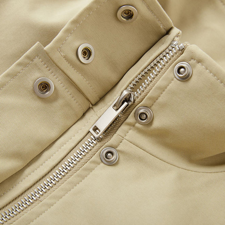 SomeSowe 3D Bow Casual Jacket Khaki