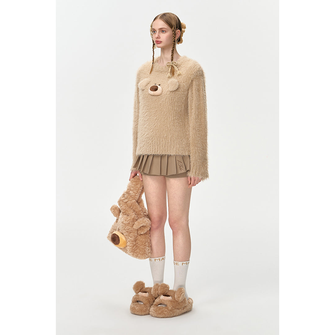 13De Marzo Doozoo Fuzzy Bag Khaki