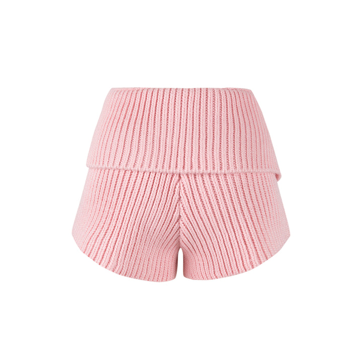 Weird Market X Barbie Logo Knit Shorts Pink - Mores Studio