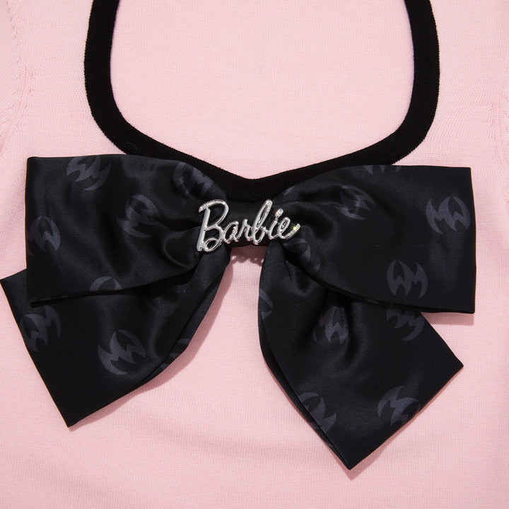 Weird Market X Barbie Bowknot Knit Top Pink - Mores Studio