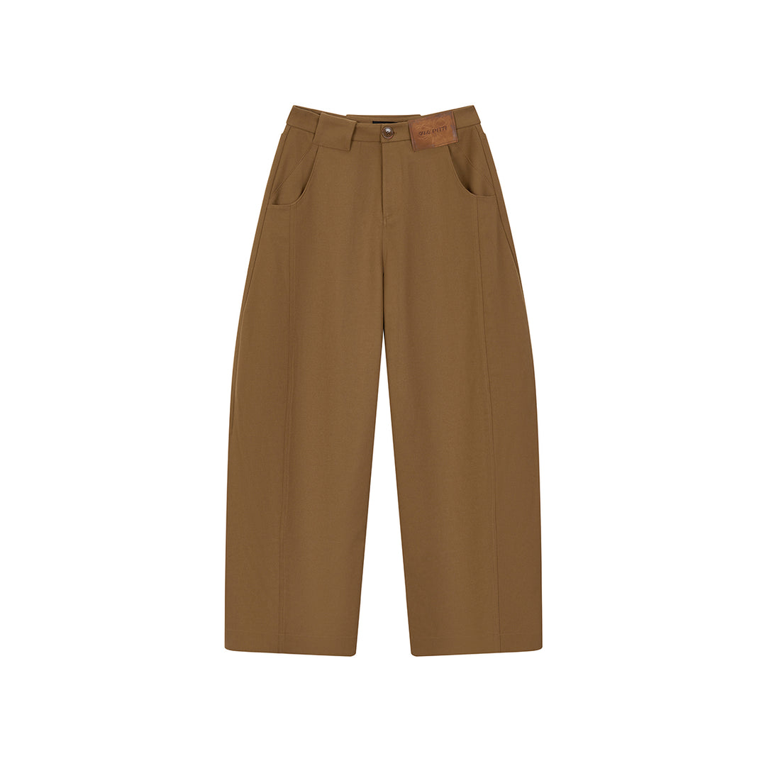 Via Pitti Casual Loose Machete Pants Khaki