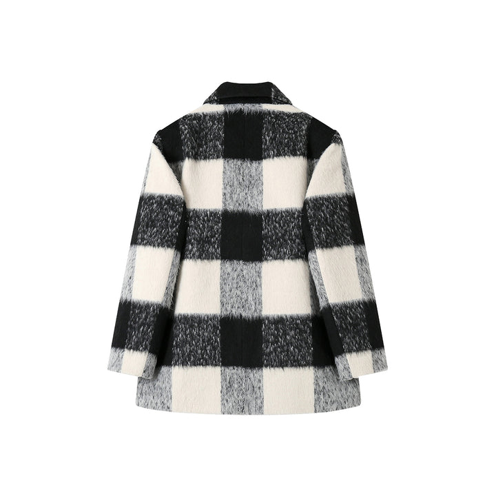 SomeSowe Color Blocked Checkered Jacket - Mores Studio