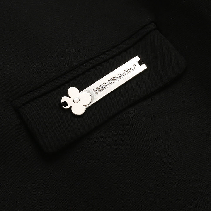 Wildshadow Metal Logo Pocket Umbrella Skirt Black - Mores Studio