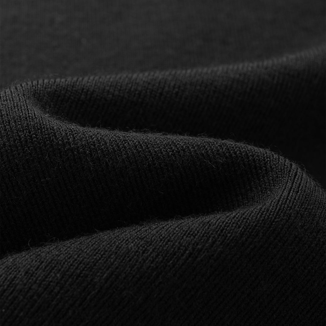 Rumia Raglan Knit Sweater Black - Mores Studio