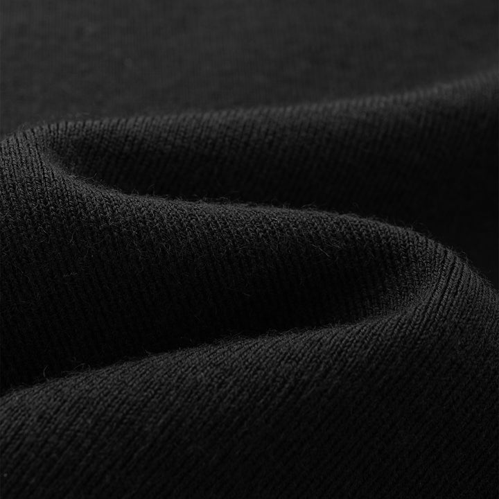 Rumia Raglan Knit Sweater Black - Mores Studio
