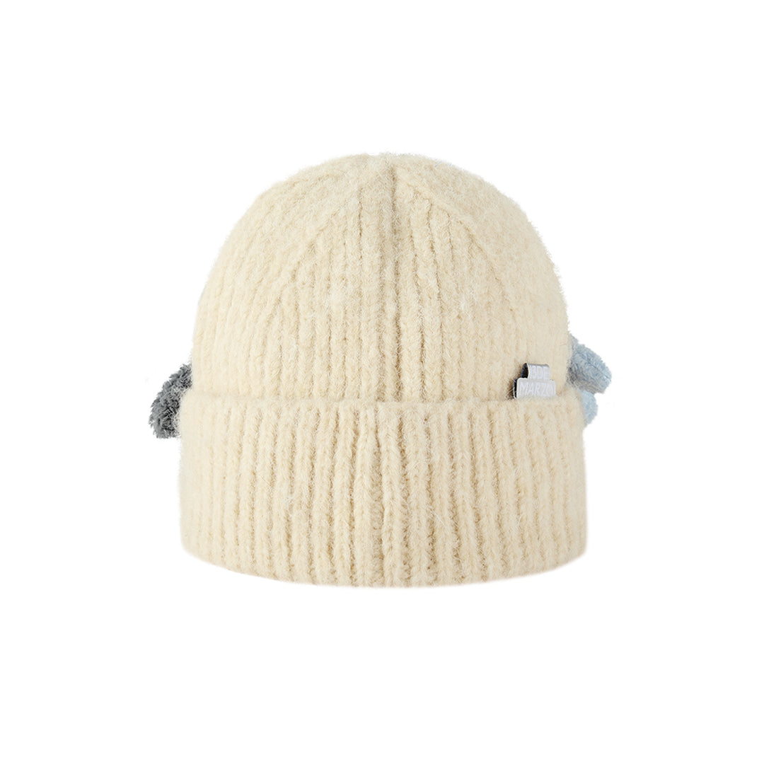 13De Marzo Hangout Friends Knit Beanie Beige