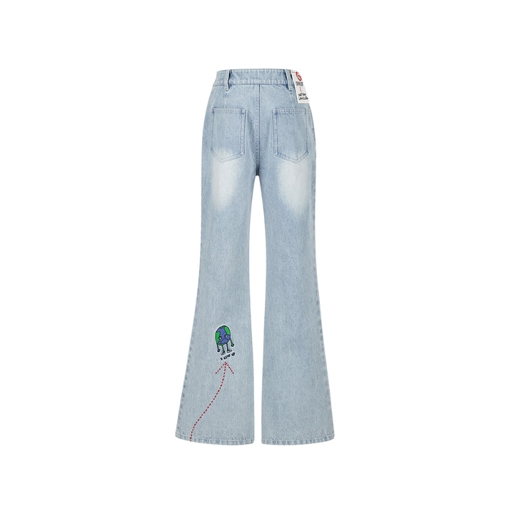 13De Marzo X Matthew Langille Travel Bear Flare Jeans