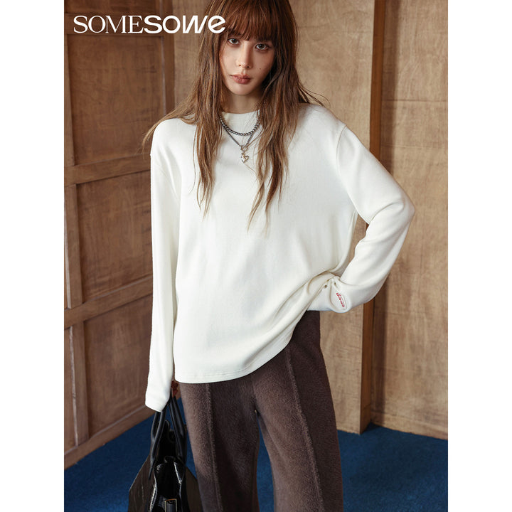 SomeSowe Double Knitted Top White - Mores Studio