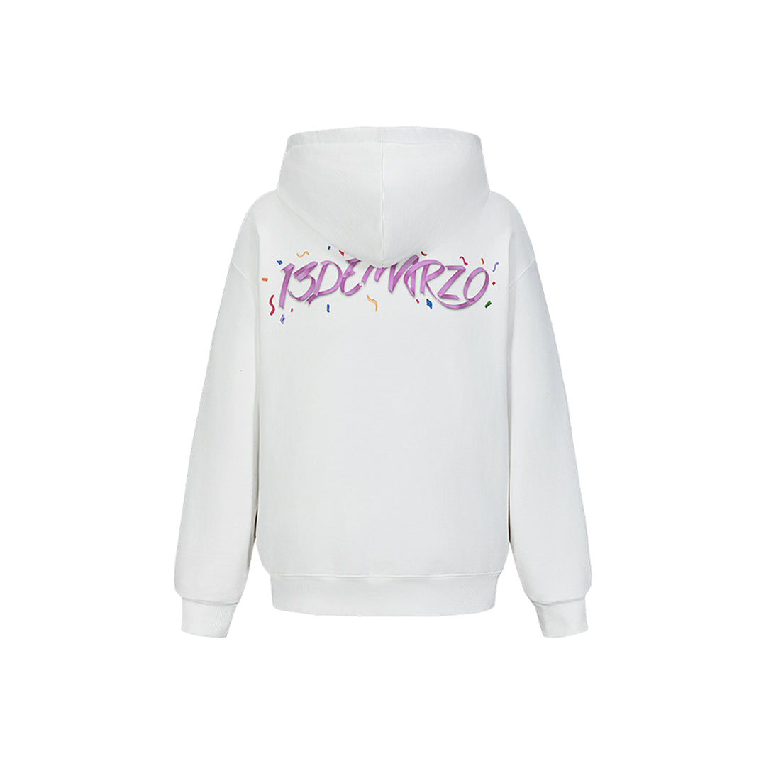 13De Marzo Doozoo Gift Box Hoodie White