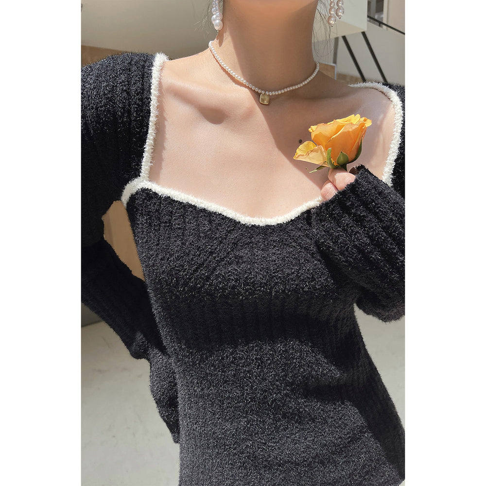 Rumia Aleph Knitted Jumper Black - Mores Studio