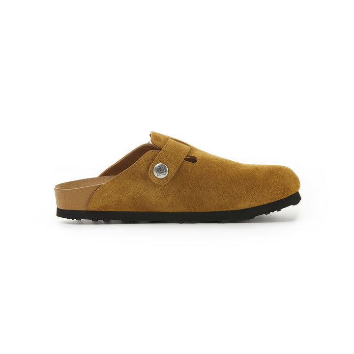 Trapar Waves Suede Casual Slip On Birkenstock Brown