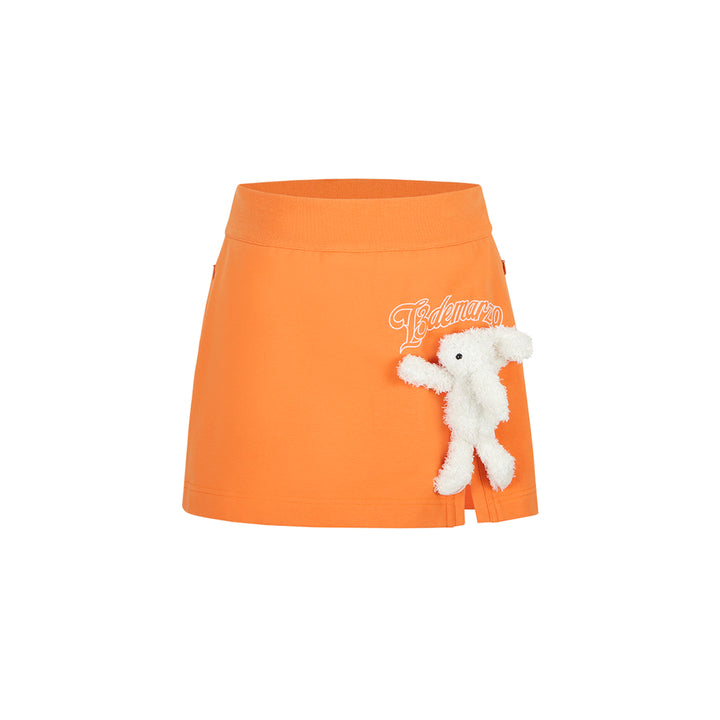 13De Marzo Doozoo Split Casual Skirt Orange