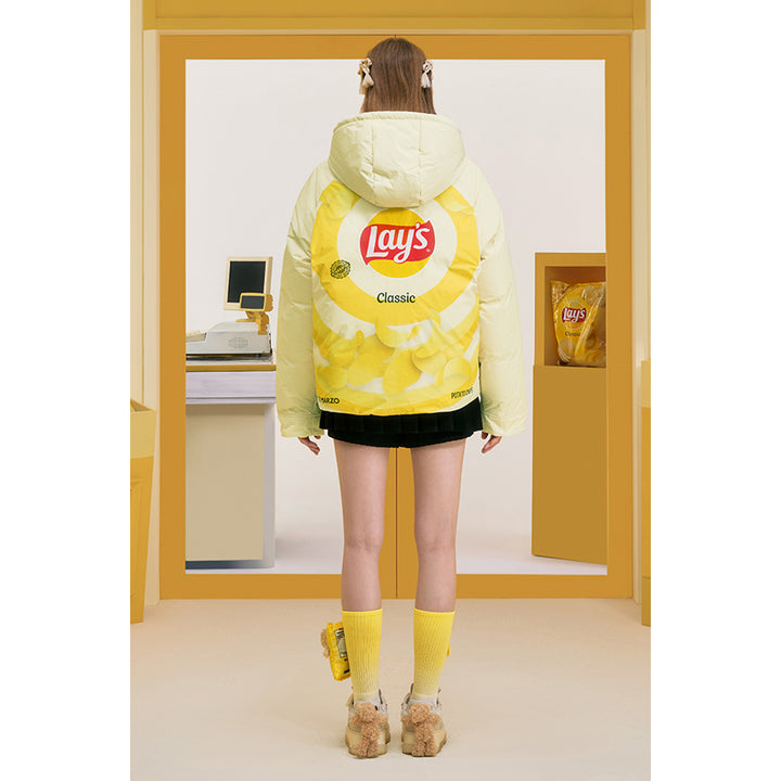 13De Marzo X Lay's Flavor Bear Down Jacket Yellow