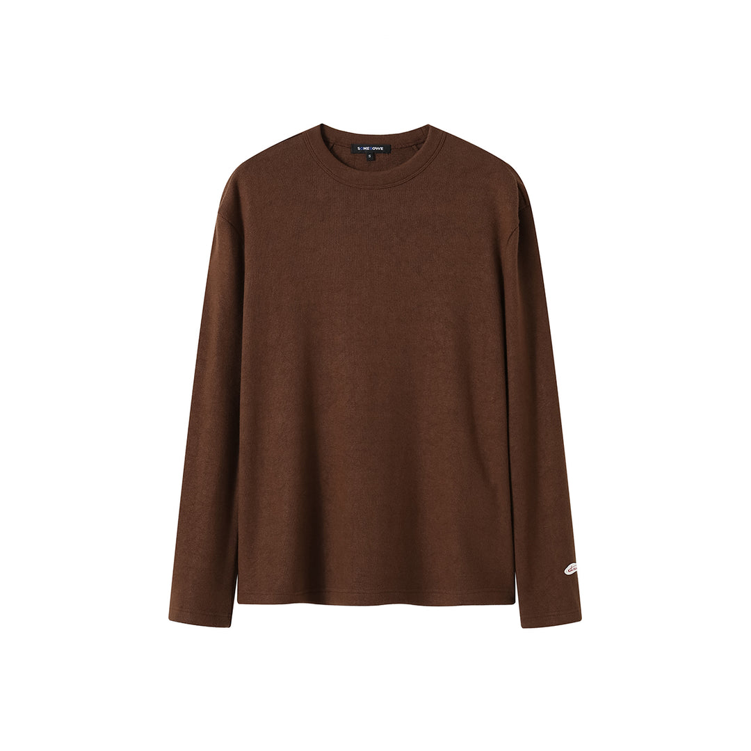 SomeSowe Double Knitted Top Brown - Mores Studio