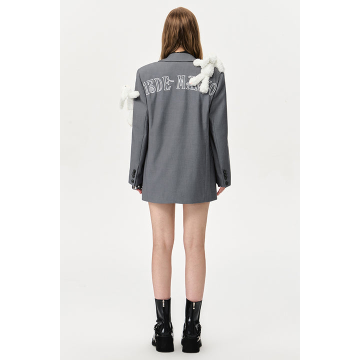 13De Marzo Doozoo Loose Suit Jacket Gray