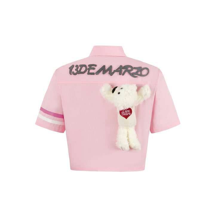 13De Marzo X Care Bears Patch Tie Shirt Pink - Mores Studio