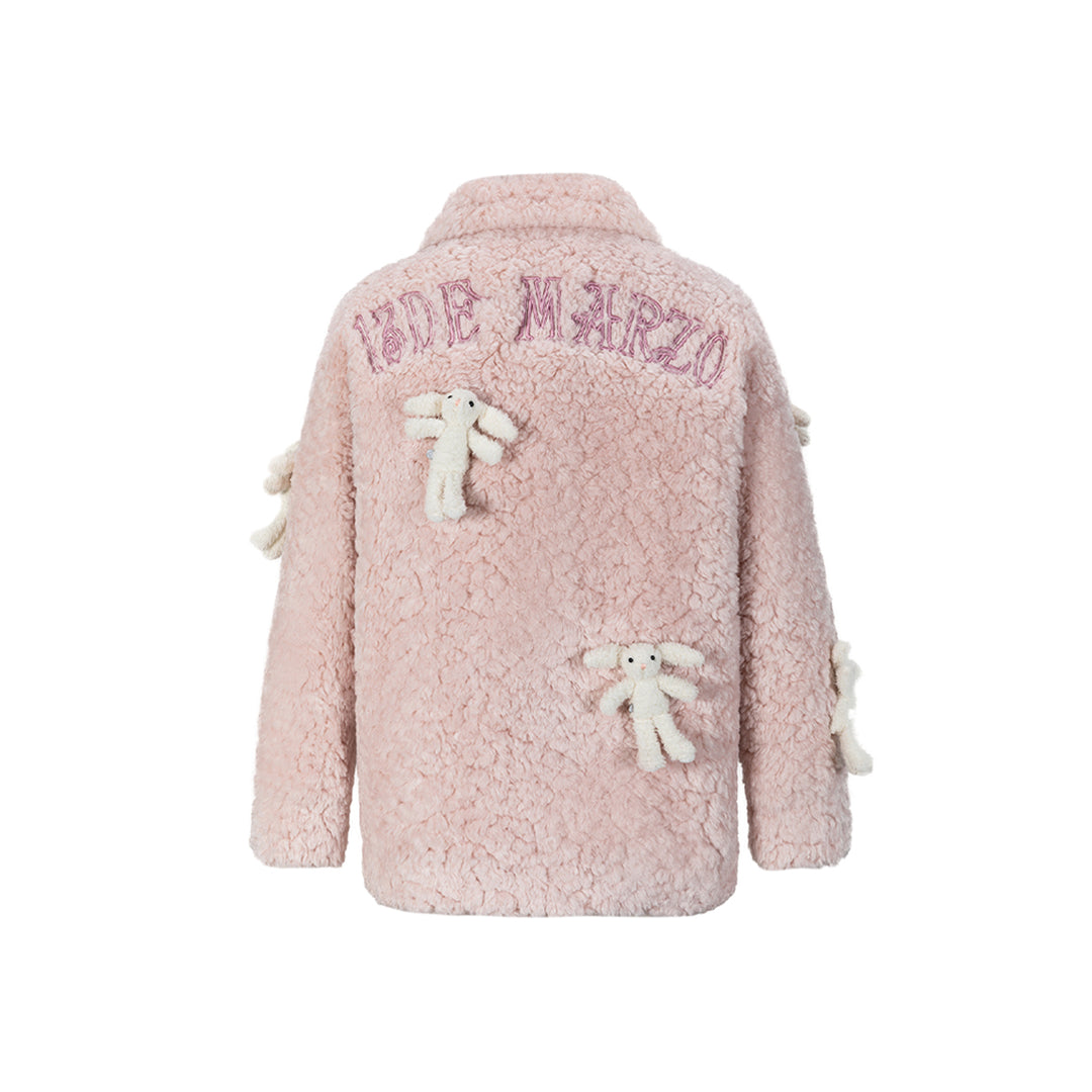 13De Marzo Doozoo Covered Fleece Jacket Pink