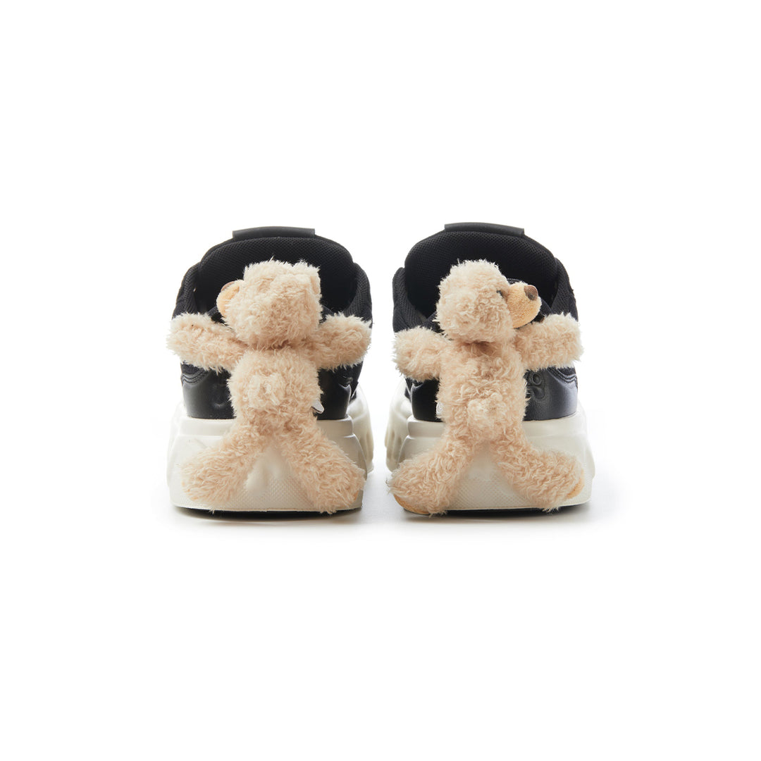 13De Marzo Plush Bear Melt Canvas Sneaker Black