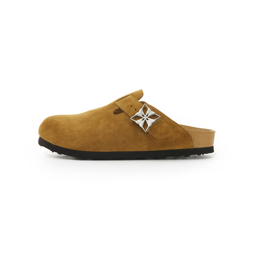 Trapar Waves Suede Casual Slip On Birkenstock Brown