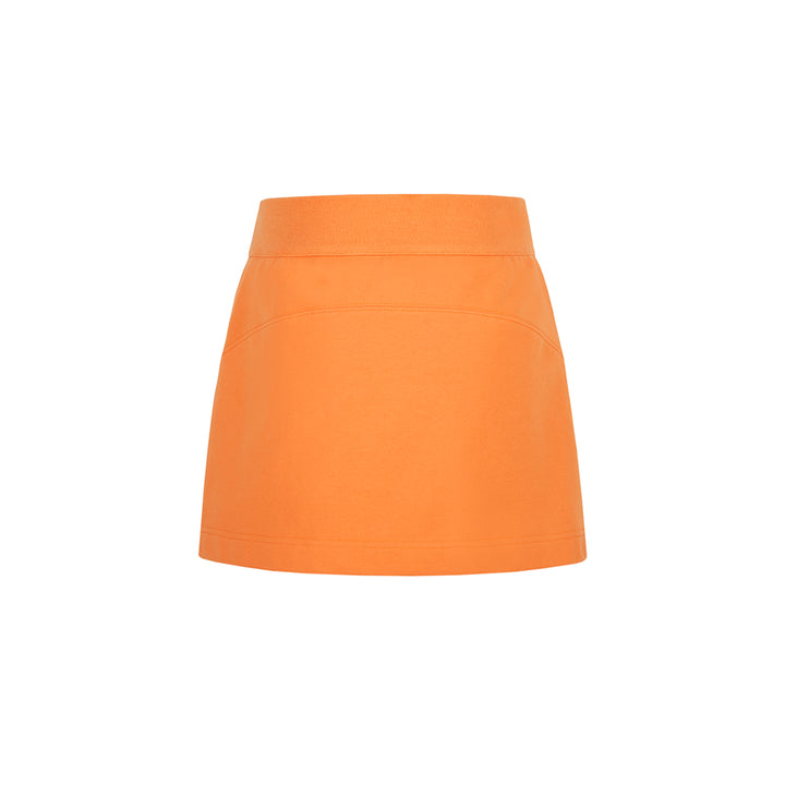 13De Marzo Doozoo Split Casual Skirt Orange