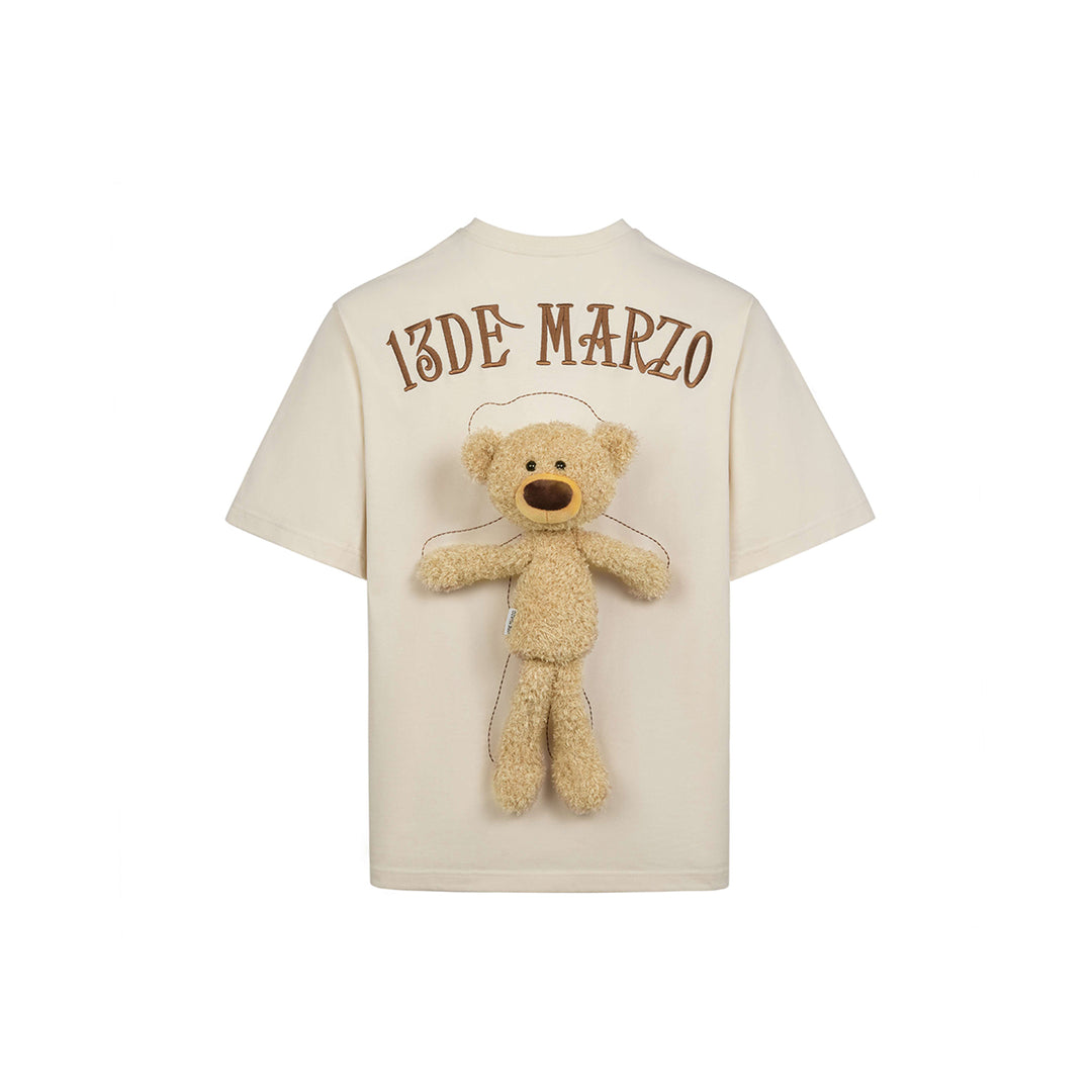 13De Marzo Doozoo Original Luminous T-Shirt Beige - GirlFork