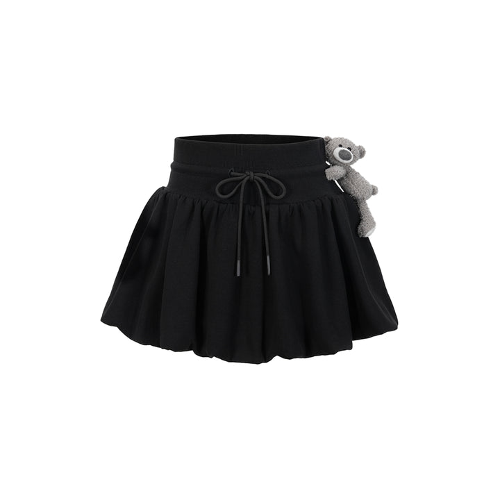 13De Marzo Doozoo Drawstring Bud Skirt Black