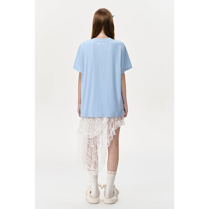 13De Marzo Float Cloud Balloon T-Shirt Blue