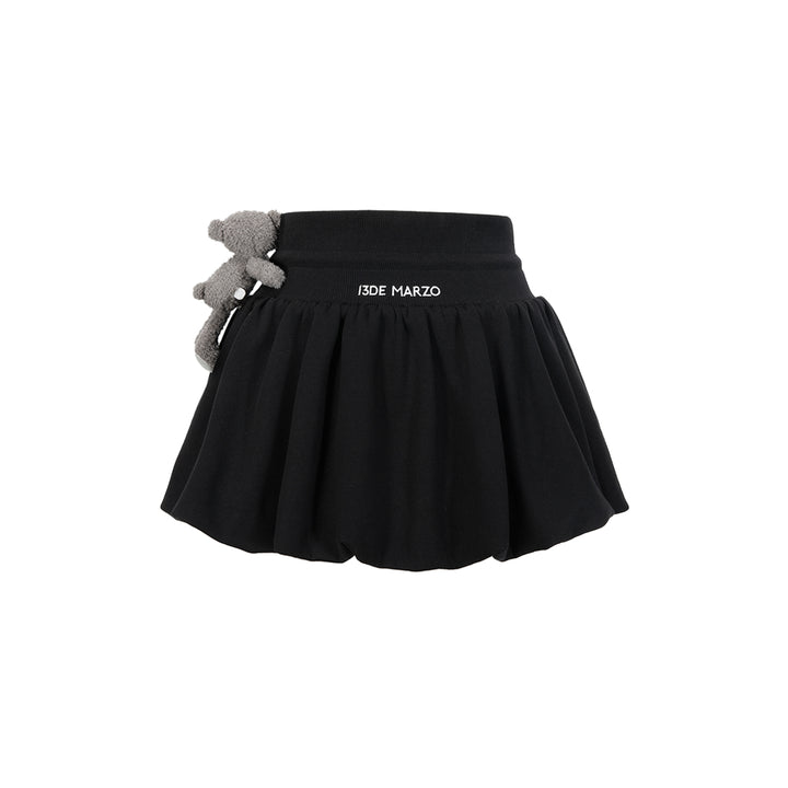 13De Marzo Doozoo Drawstring Bud Skirt Black