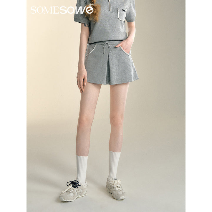 SomeSowe Sweet Girl Lace Drawstring Shorts