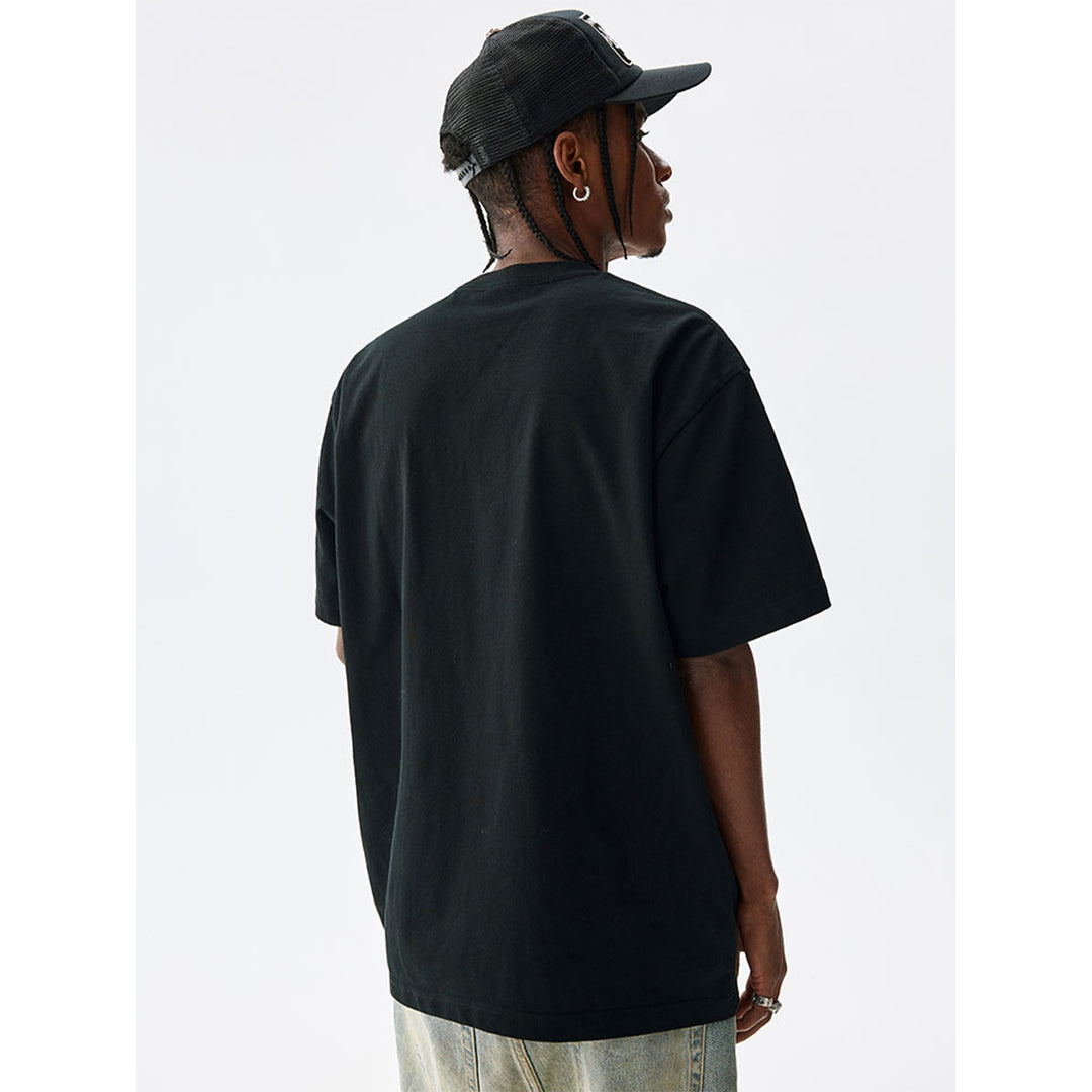 MEDM Big M Knit Logo Tee Black