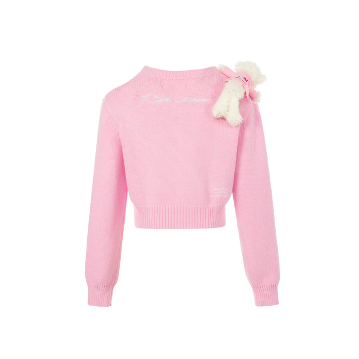 13De Marzo X Hello Kitty Heart Bear Cardigan Pink - Mores Studio