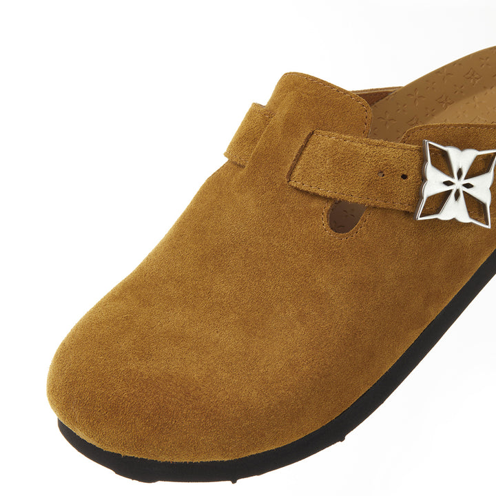 Trapar Waves Suede Casual Slip On Birkenstock Brown