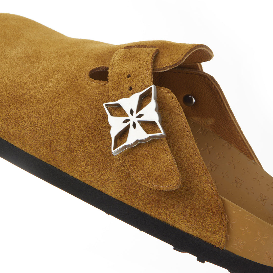 Trapar Waves Suede Casual Slip On Birkenstock Brown