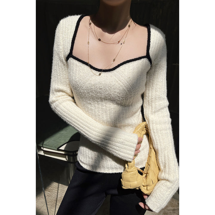 Rumia Aleph Knitted Jumper White - Mores Studio