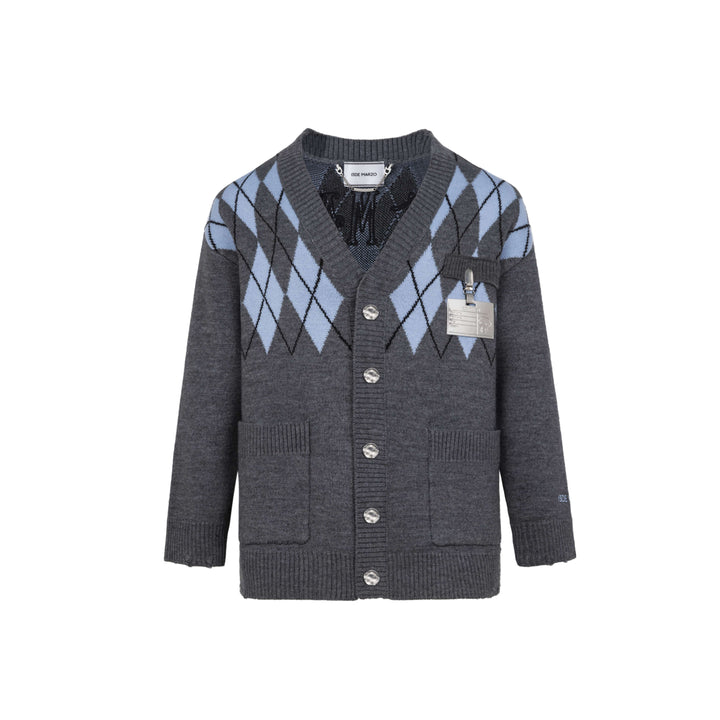 13De Marzo Doozoo ID Card Retro Cardigan Blue - Mores Studio