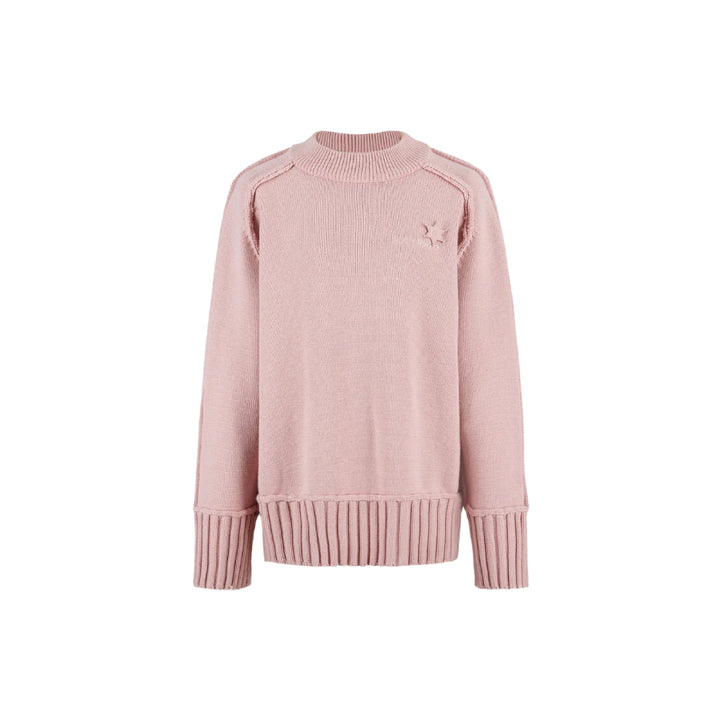13De Marzo Palda Bear Embossment Knit Sweater Pink - Mores Studio