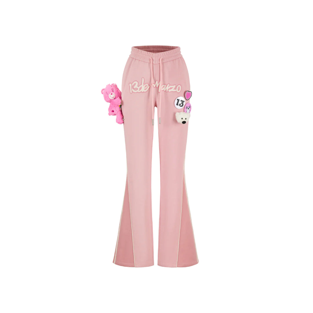 13De Marzo X Care Bears Badges Patch Pants Pink - Mores Studio