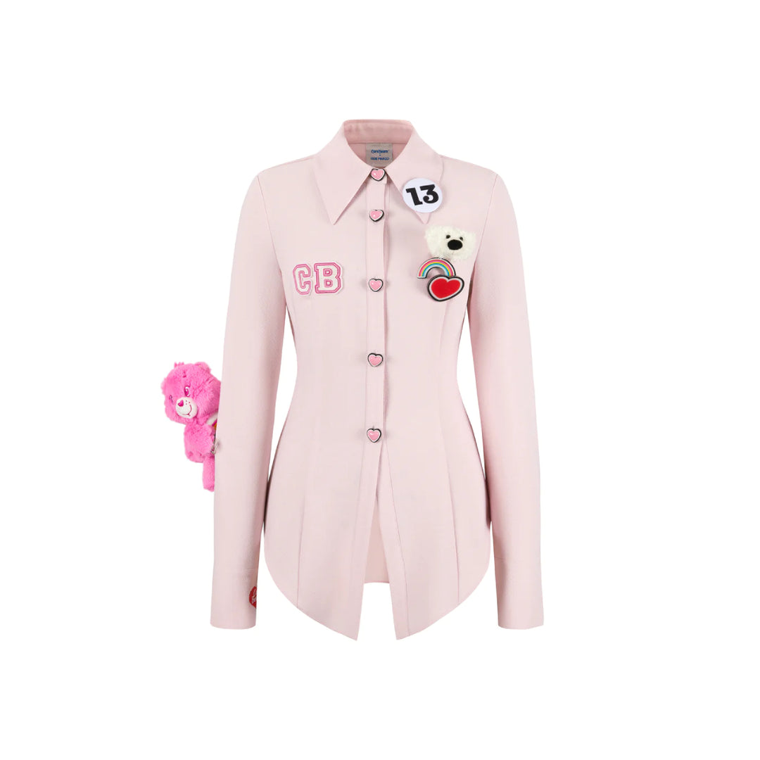 13De Marzo X Care Bears Plush Toy Slim Shirt Pink - Mores Studio