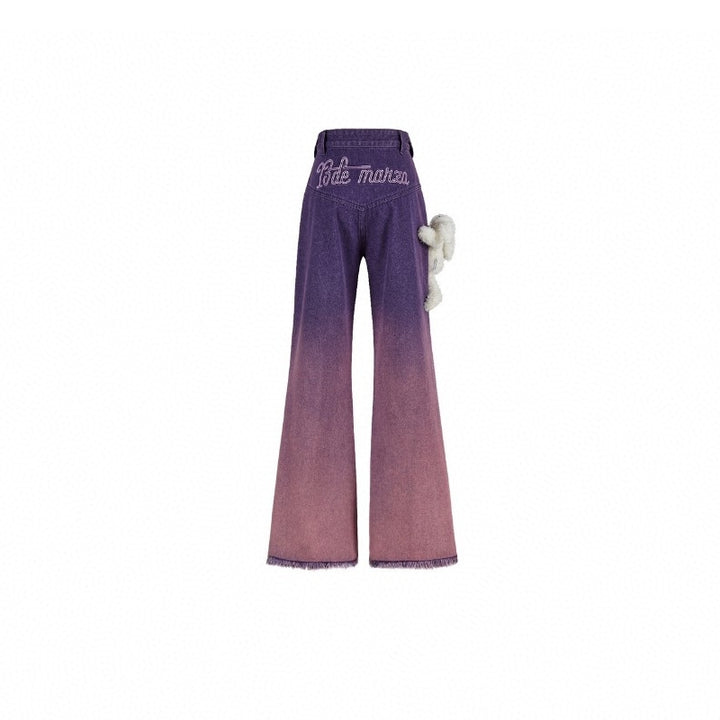 13De Marzo Doozoo Gradient Color Jeans Purple - Mores Studio