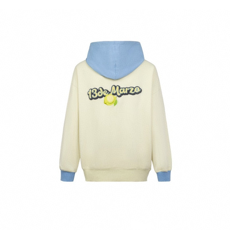 13De Marzo Doozoo Fruit Hoodie Cream - Mores Studio