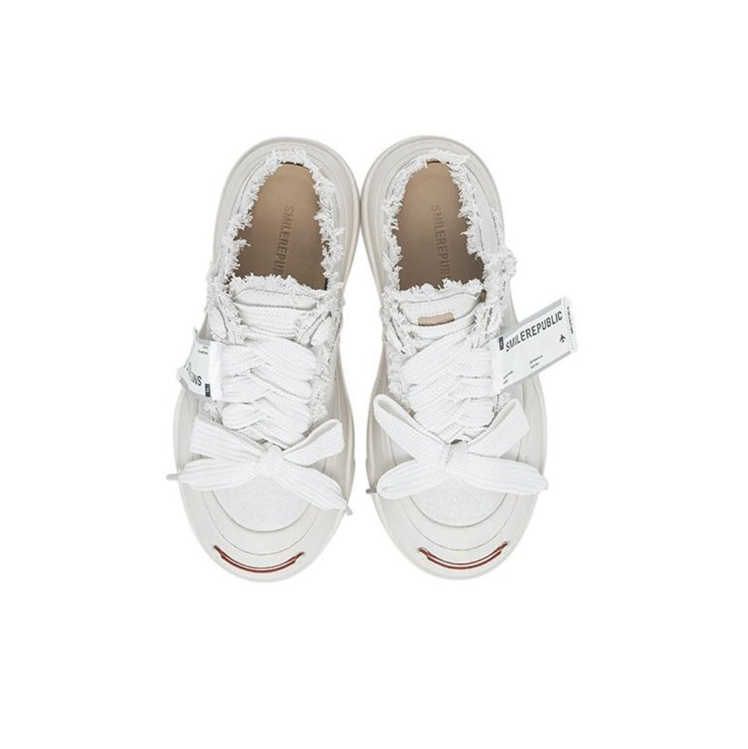 Smile Republic Canvas Slip On White - Mores Studio