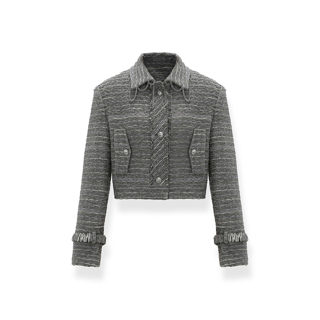 NotaWear Chain Tassel Woolen Tweed Jacket