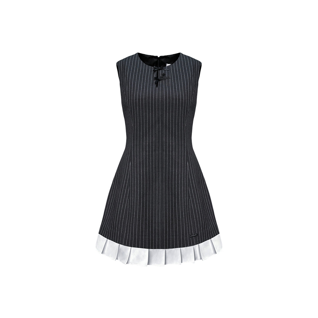 AsGony Color Blocked Striped Dress - Mores Studio