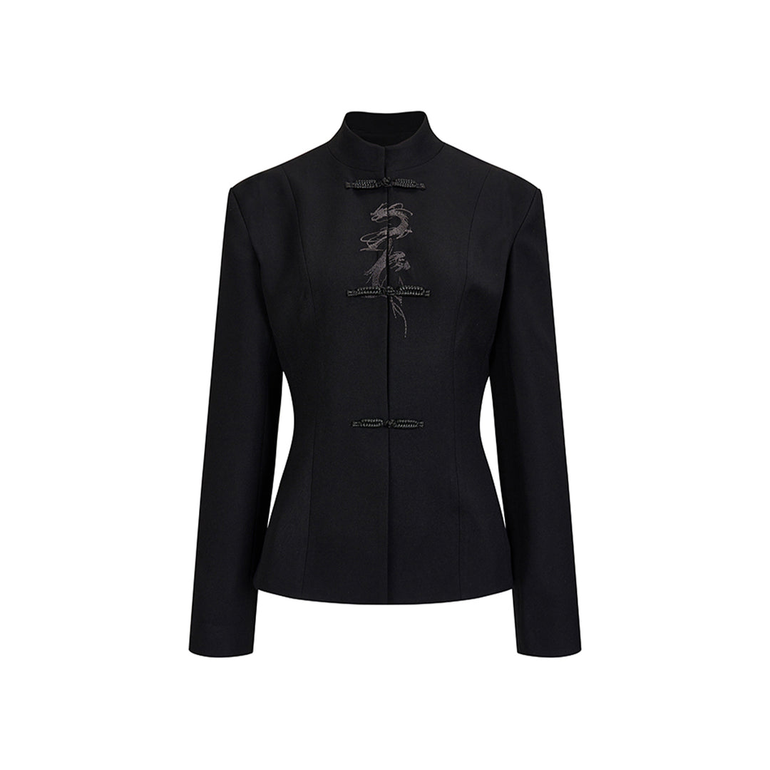 Anno Mundi Chinese-Style Embroidery Dragon Suit Jacket